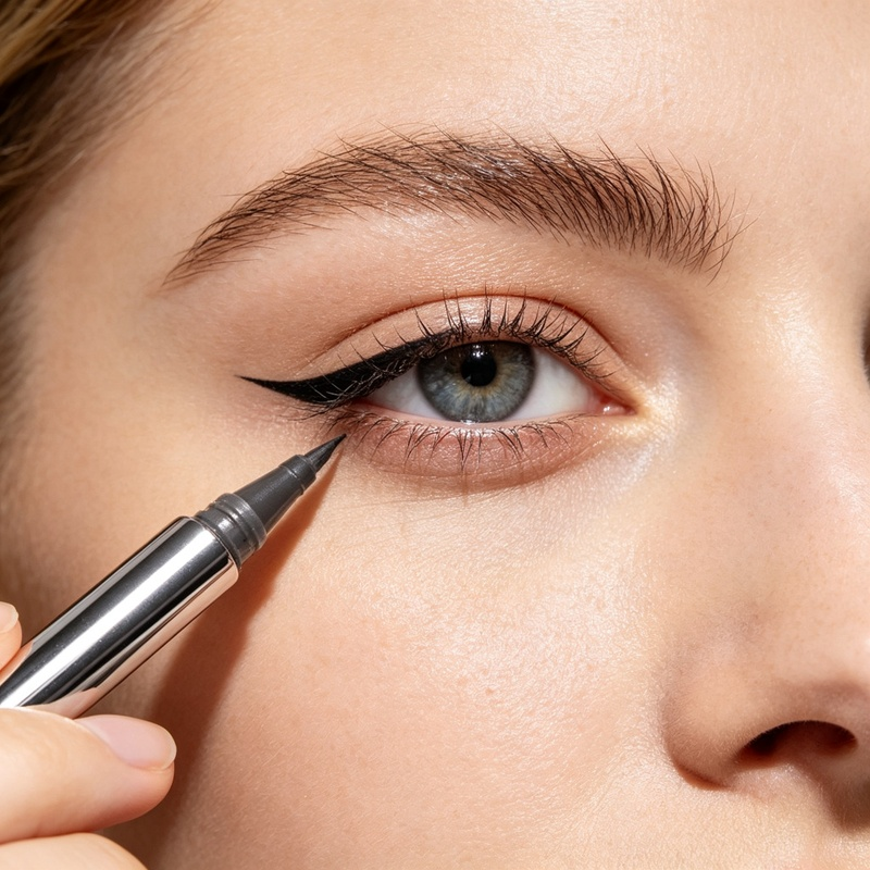 Metallic Liquid Eyeliner Pen | Ultra-Fine Tip