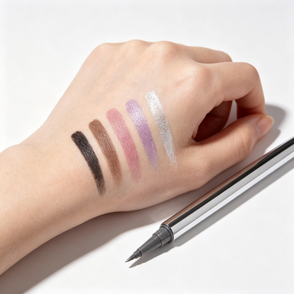Metallic Liquid Eyeliner Pen | Ultra-Fine Tip