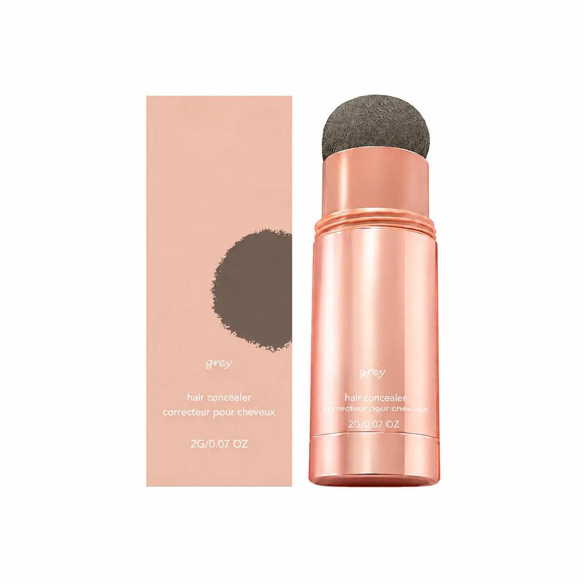 Hair Concealer Powder Stick — Root Touch-Up with Sponge Applicator