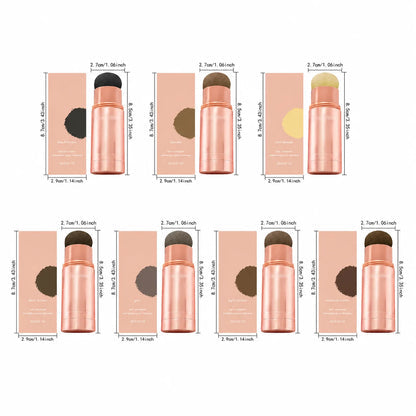 Hair Concealer Powder Stick — Root Touch-Up with Sponge Applicator